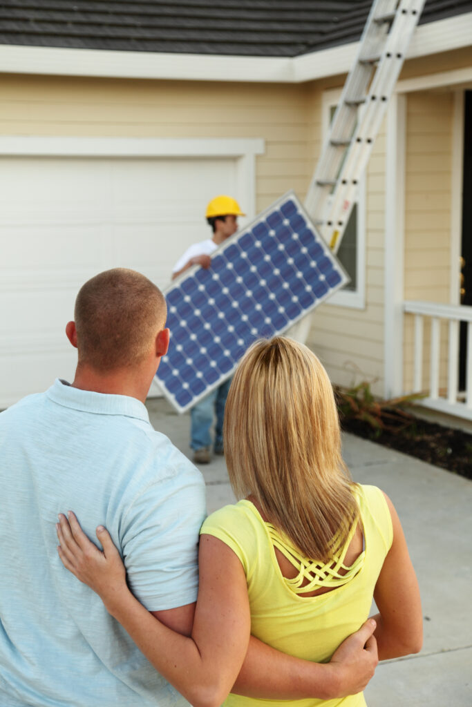 Flare solar panel installer