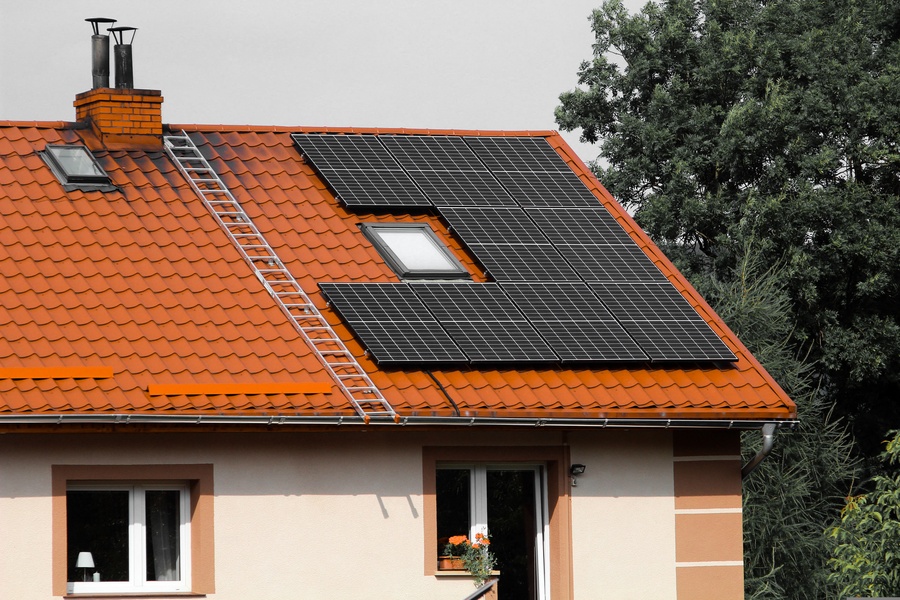 house solar panels